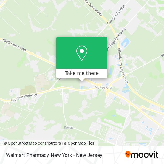 Mapa de Walmart Pharmacy