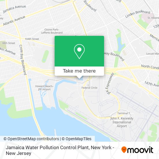 Mapa de Jamaica Water Pollution Control Plant