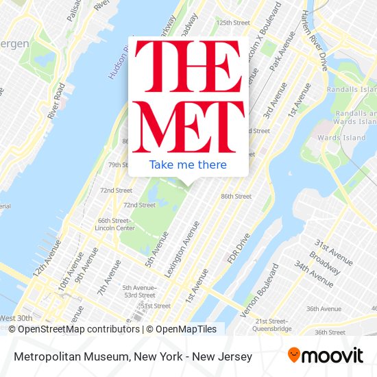 Metropolitan Museum map