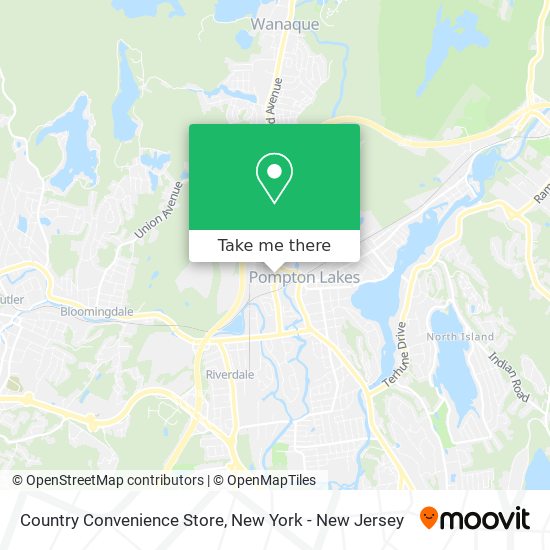 Mapa de Country Convenience Store