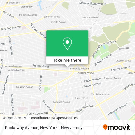 Mapa de Rockaway Avenue