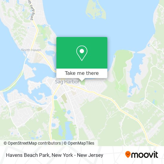 Havens Beach Park map