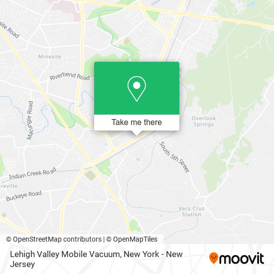 Lehigh Valley Mobile Vacuum map