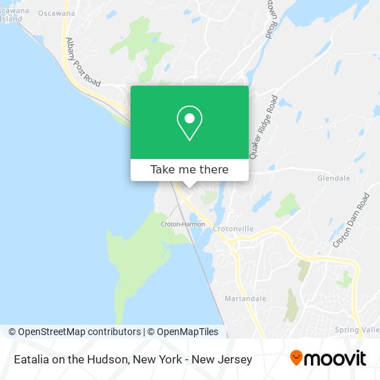Eatalia on the Hudson map