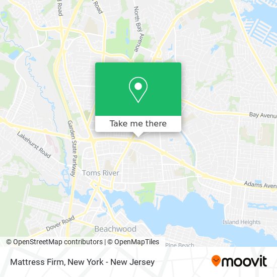 Mattress Firm map