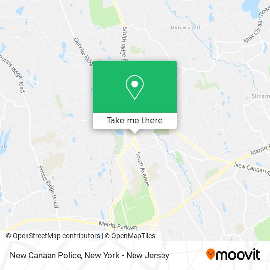 New Canaan Police map