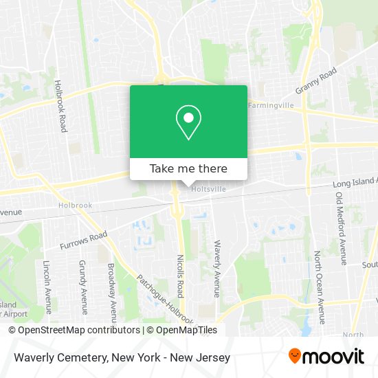 Waverly Cemetery map