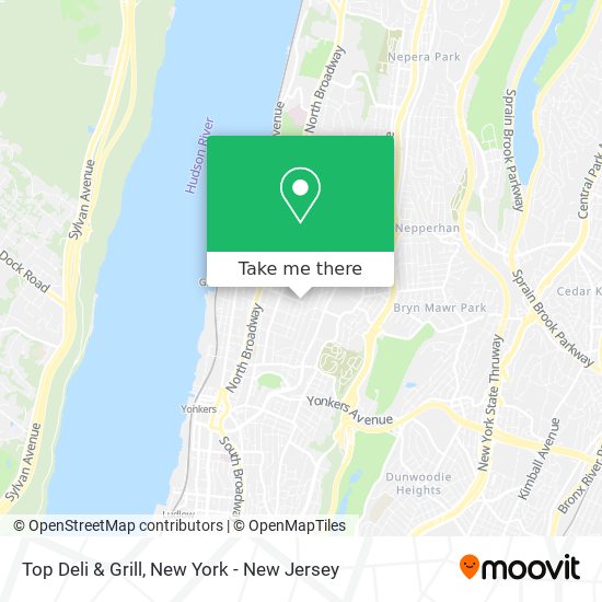 Top Deli & Grill map