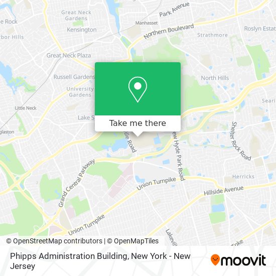 Phipps Administration Building map