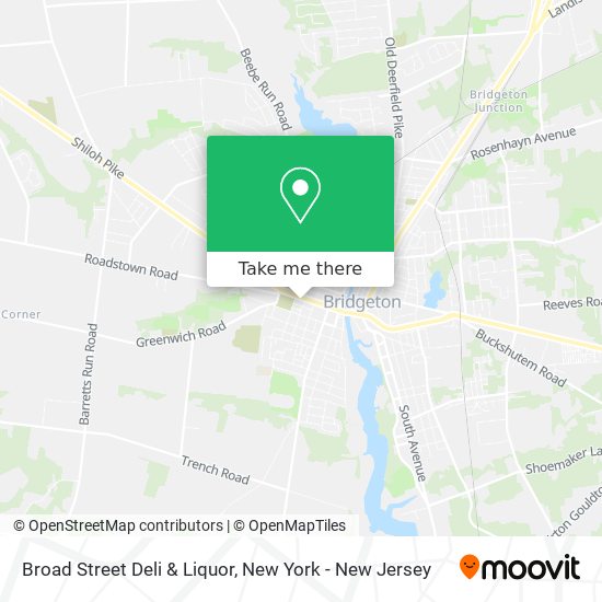 Mapa de Broad Street Deli & Liquor