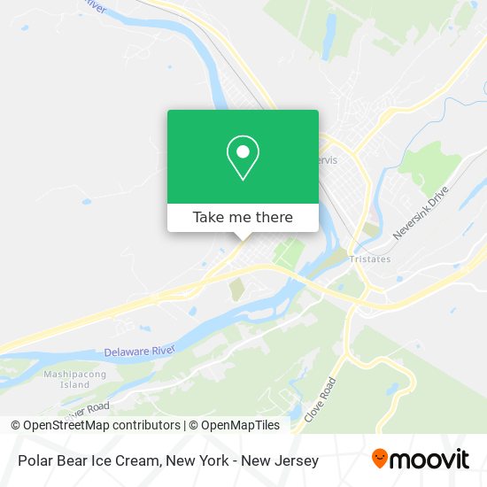 Polar Bear Ice Cream map