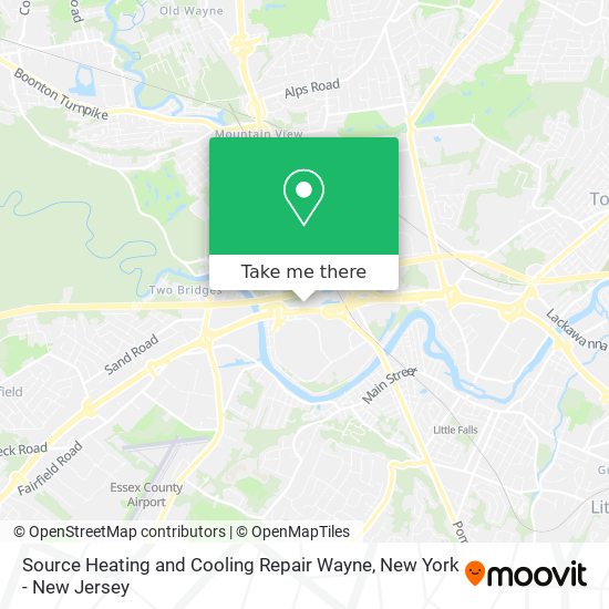 Source Heating and Cooling Repair Wayne map