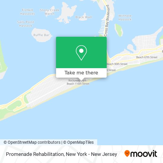 Promenade Rehabilitation map