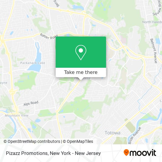 Pizazz Promotions map