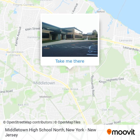 Mapa de Middletown High School North