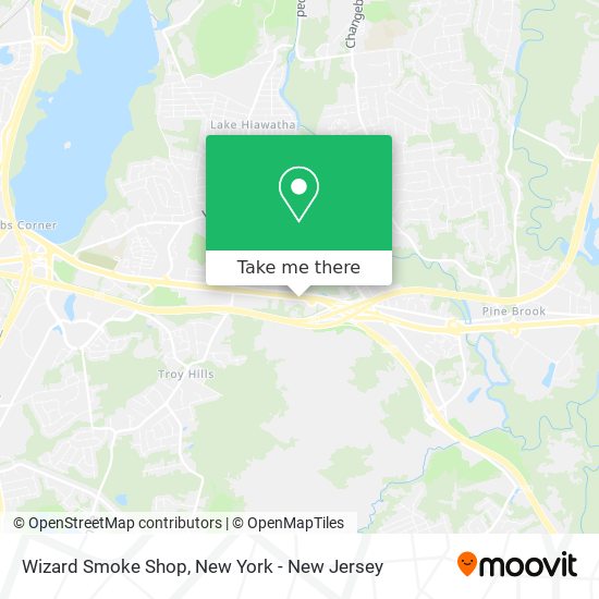 Wizard Smoke Shop map