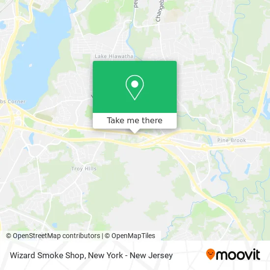 Wizard Smoke Shop map