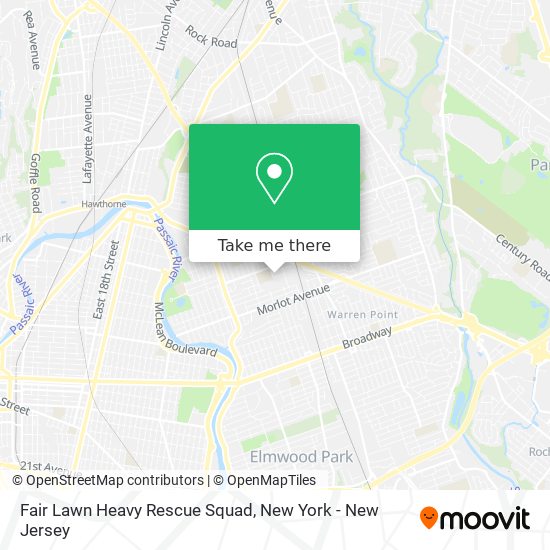 Fair Lawn Heavy Rescue Squad map