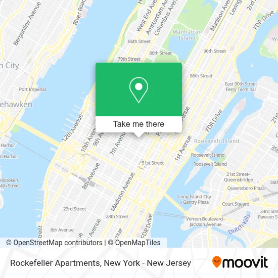 Rockefeller Apartments map