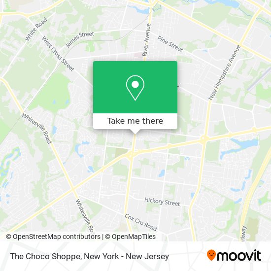 The Choco Shoppe map