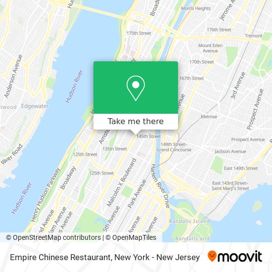 Mapa de Empire Chinese Restaurant