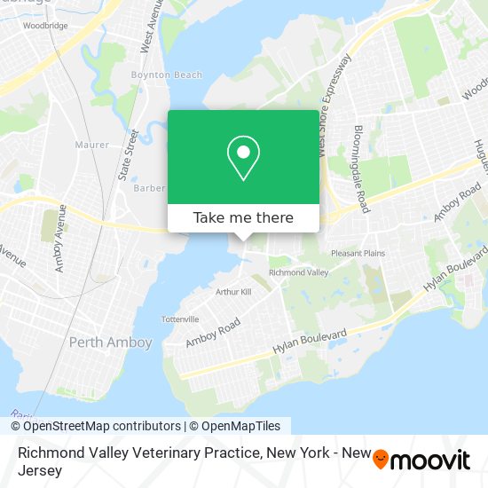 Richmond Valley Veterinary Practice map