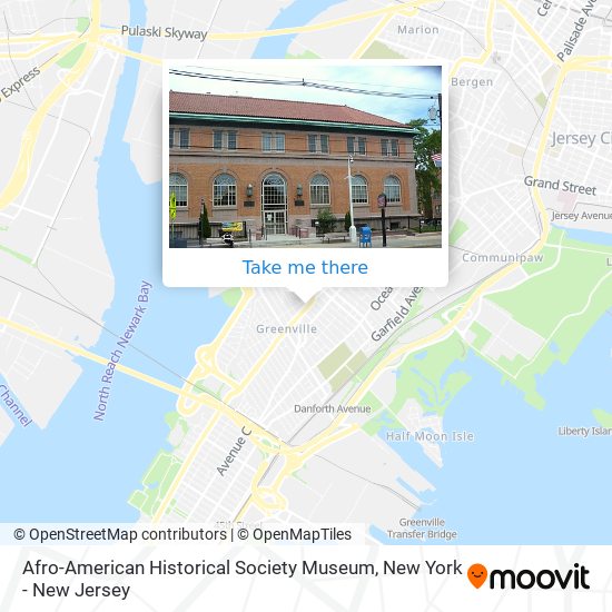 Afro-American Historical Society Museum map