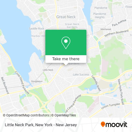 Little Neck Park map