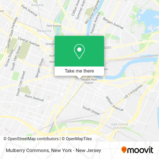 Mulberry Commons map