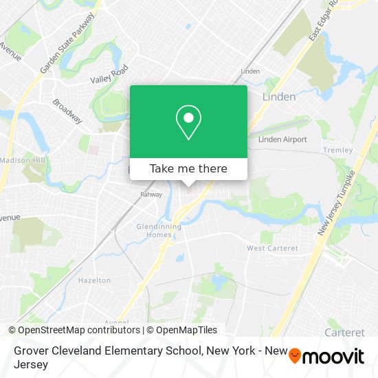 Mapa de Grover Cleveland Elementary School