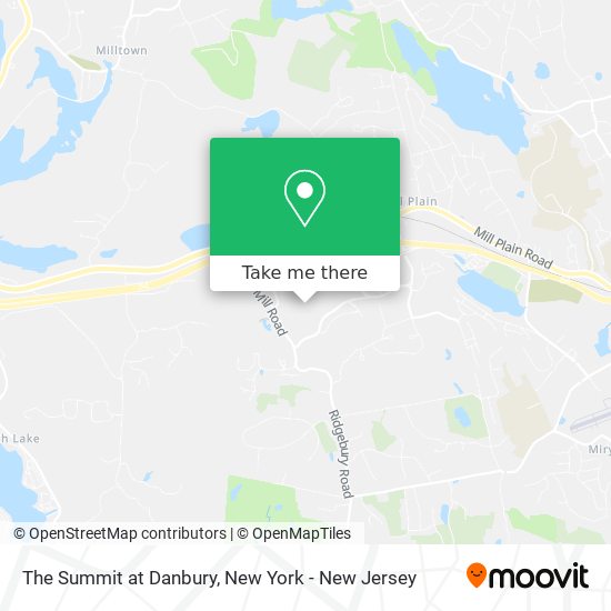 The Summit at Danbury map