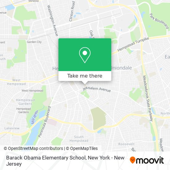 Mapa de Barack Obama Elementary School