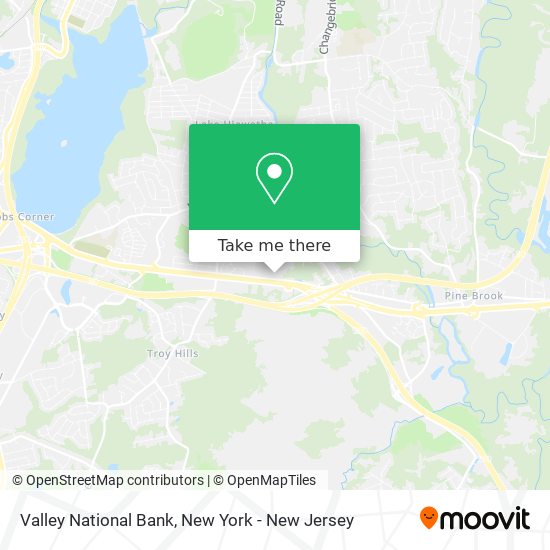 Valley National Bank map