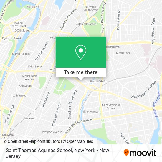 Mapa de Saint Thomas Aquinas School