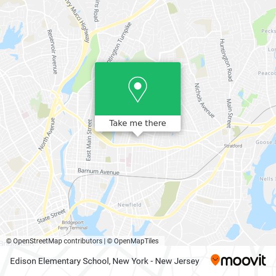 Mapa de Edison Elementary School