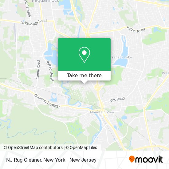 NJ Rug Cleaner map