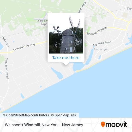 Wainscott Windmill map