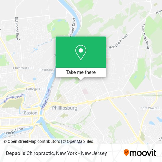 Depaolis Chiropractic map