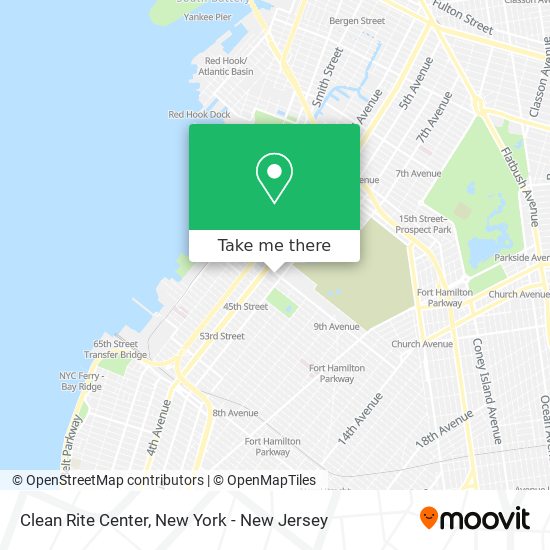 Mapa de Clean Rite Center