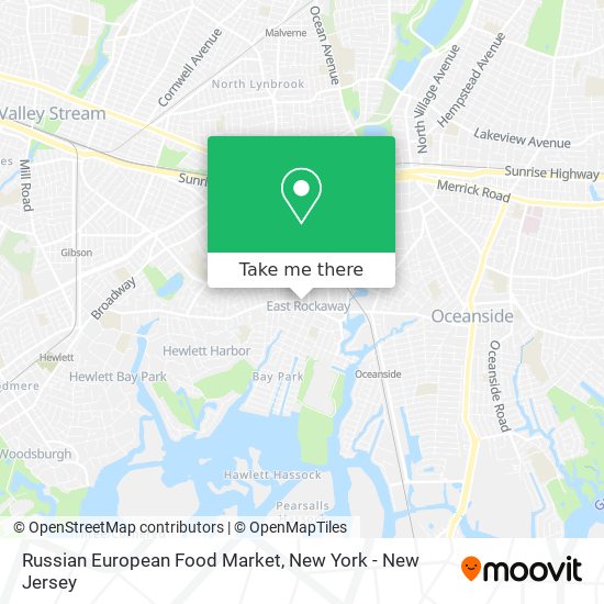 Mapa de Russian European Food Market