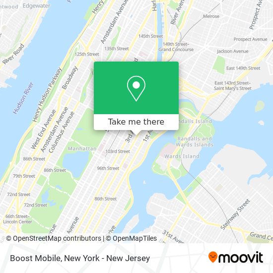 Boost Mobile map