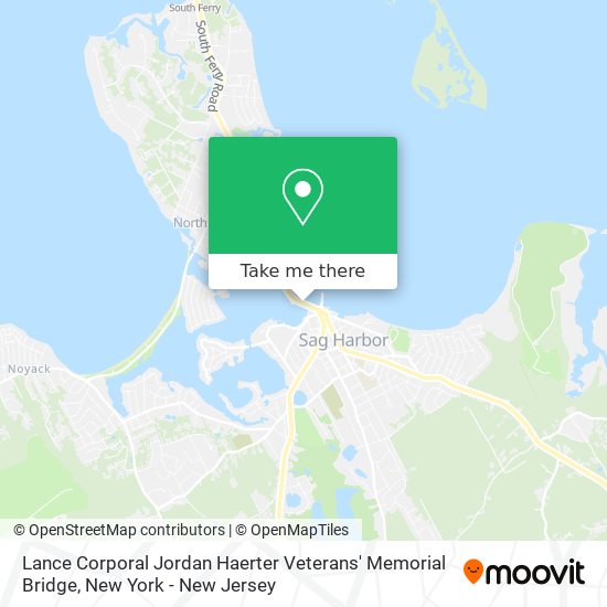 Mapa de Lance Corporal Jordan Haerter Veterans' Memorial Bridge