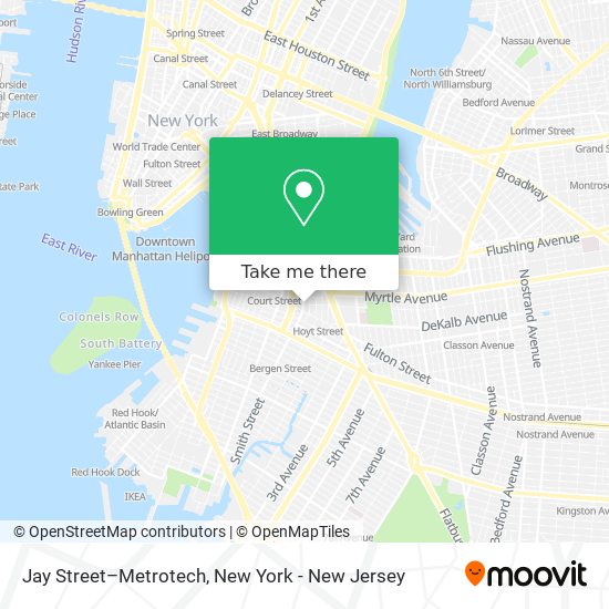 Jay Street–Metrotech map