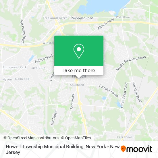 Howell Township Municipal Building map