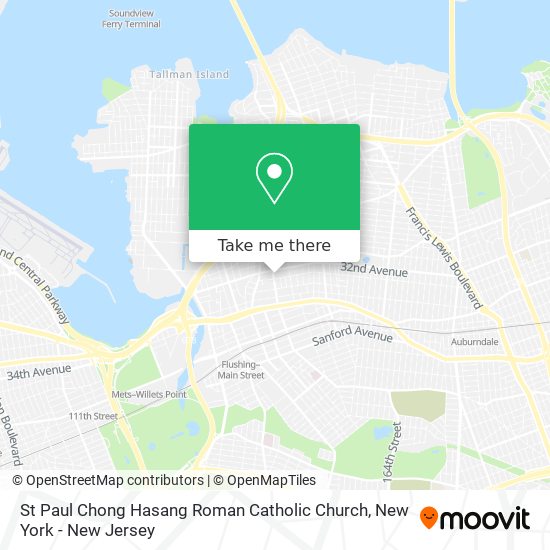 St Paul Chong Hasang Roman Catholic Church map