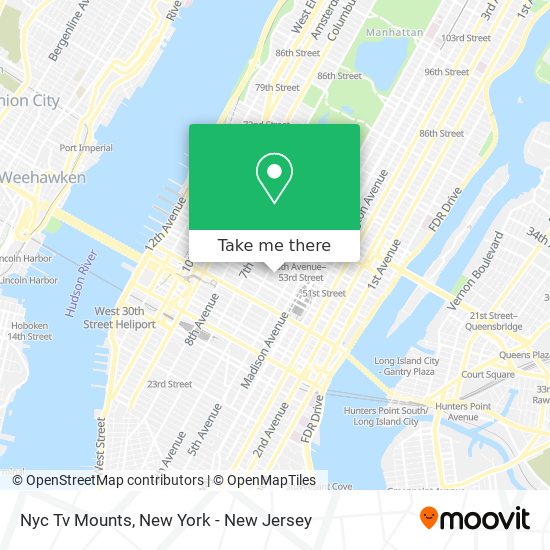 Nyc Tv Mounts map