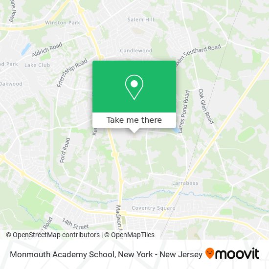 Monmouth Academy School map