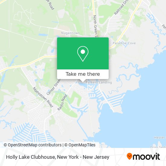 Mapa de Holly Lake Clubhouse