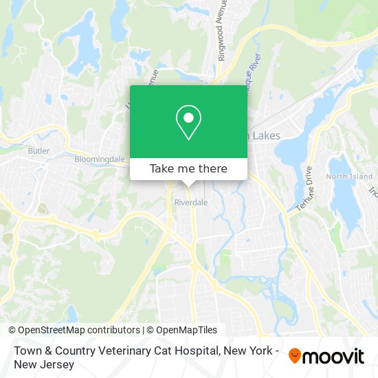 Mapa de Town & Country Veterinary Cat Hospital