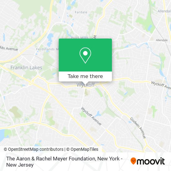 Mapa de The Aaron & Rachel Meyer Foundation